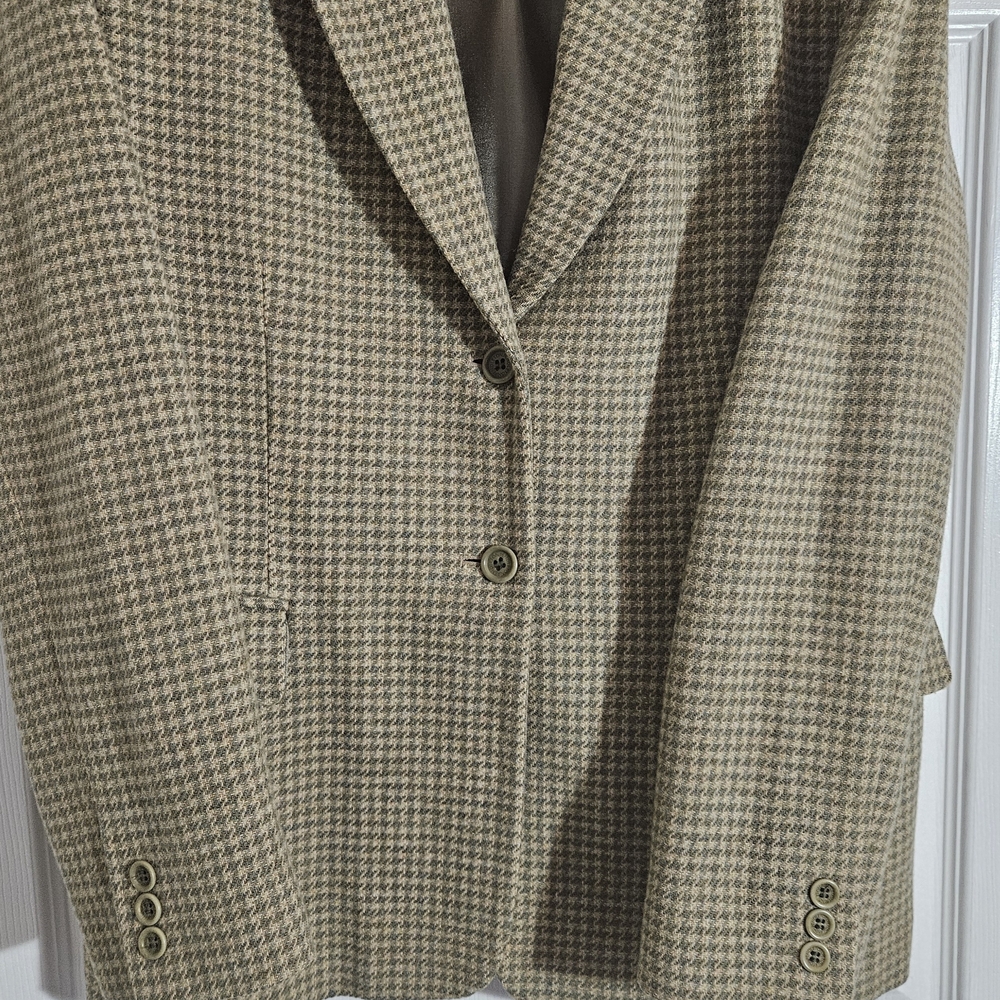 Pendleton Vintage Womans Medium Olive Houndstooth… - image 6